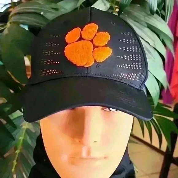 🐯 Clemson Tigers One Fit Lid Black EUC - Picture 2 of 5